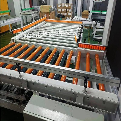 輥輪輸送機(jī)輸送線 動(dòng)力包膠滾筒流水線 廠家不銹鋼食品包裝生產(chǎn)線