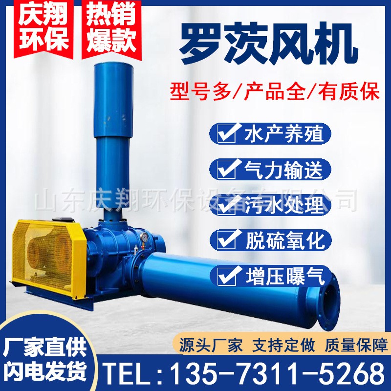 現(xiàn)貨供應羅茨風機鼓風機污水處理水產(chǎn)養(yǎng)殖曝氣增氧機三葉羅茨風機