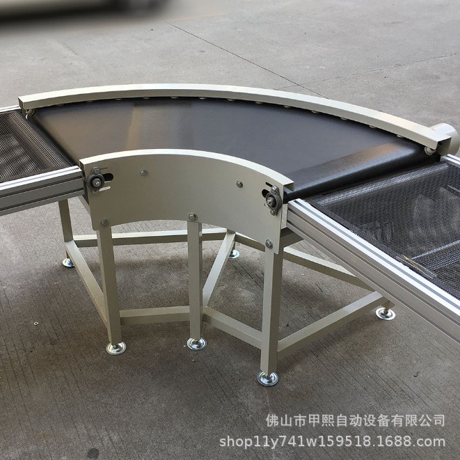 皮帶輸送機轉(zhuǎn)彎機無縫對接速度可調(diào)60°-180°轉(zhuǎn)彎各種皮帶材質(zhì)