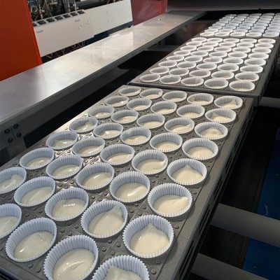 可口全麥小蛋糕全套制作機(jī)械流水線出售